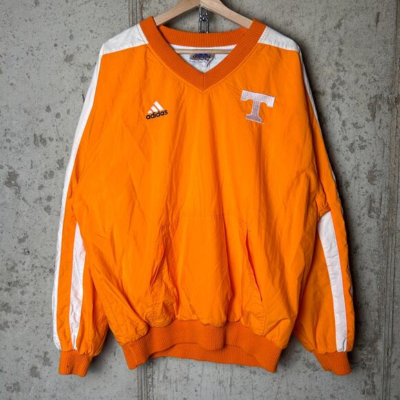 University of Tennessee 90s Vintage Adidas Large Windbreaker Pullover - Picture 1 of 4